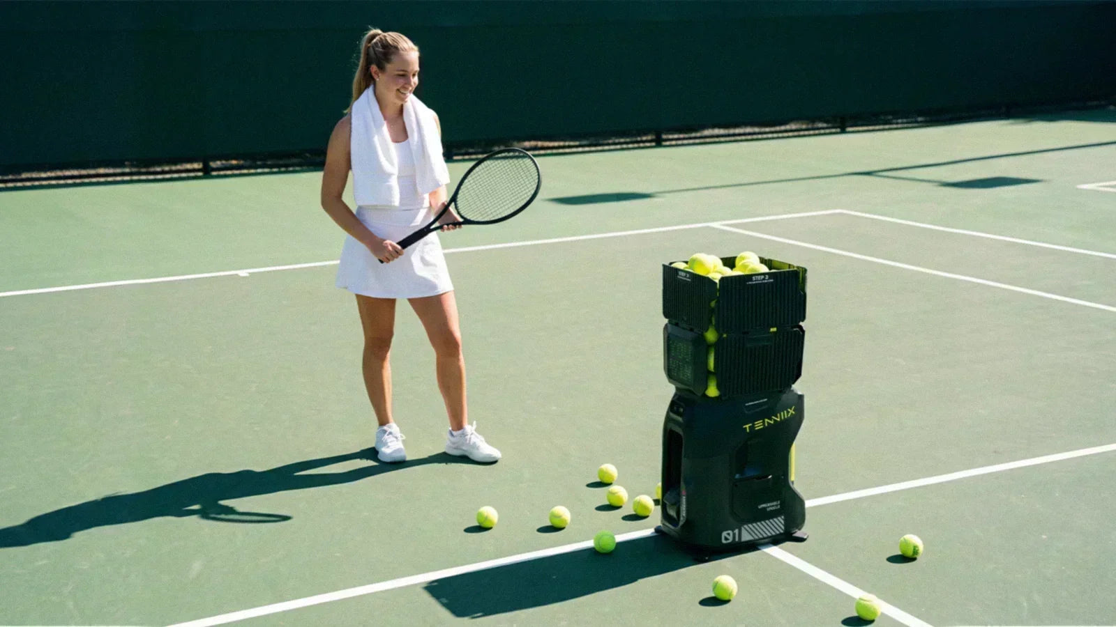 Tennis alleine üben: 12 Solo-Drills, die wirklich funktionieren