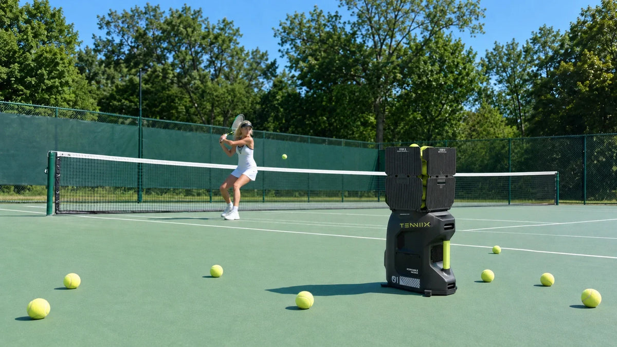 Die beste Tennisballmaschine für Fortgeschrittene und Turnierspieler